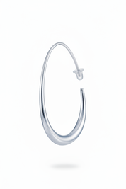 Ovale goccia argento - frontale
