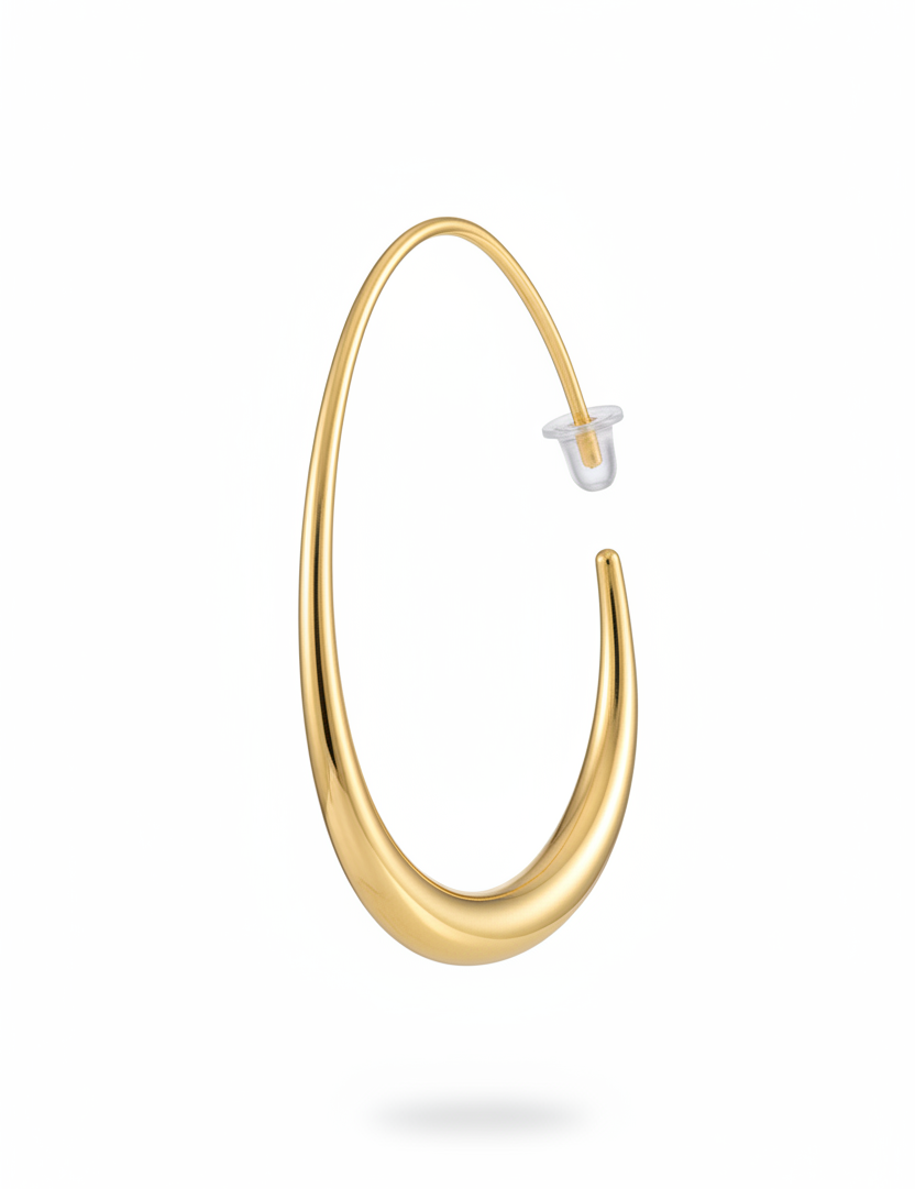 Ovale goccia oro - frontale