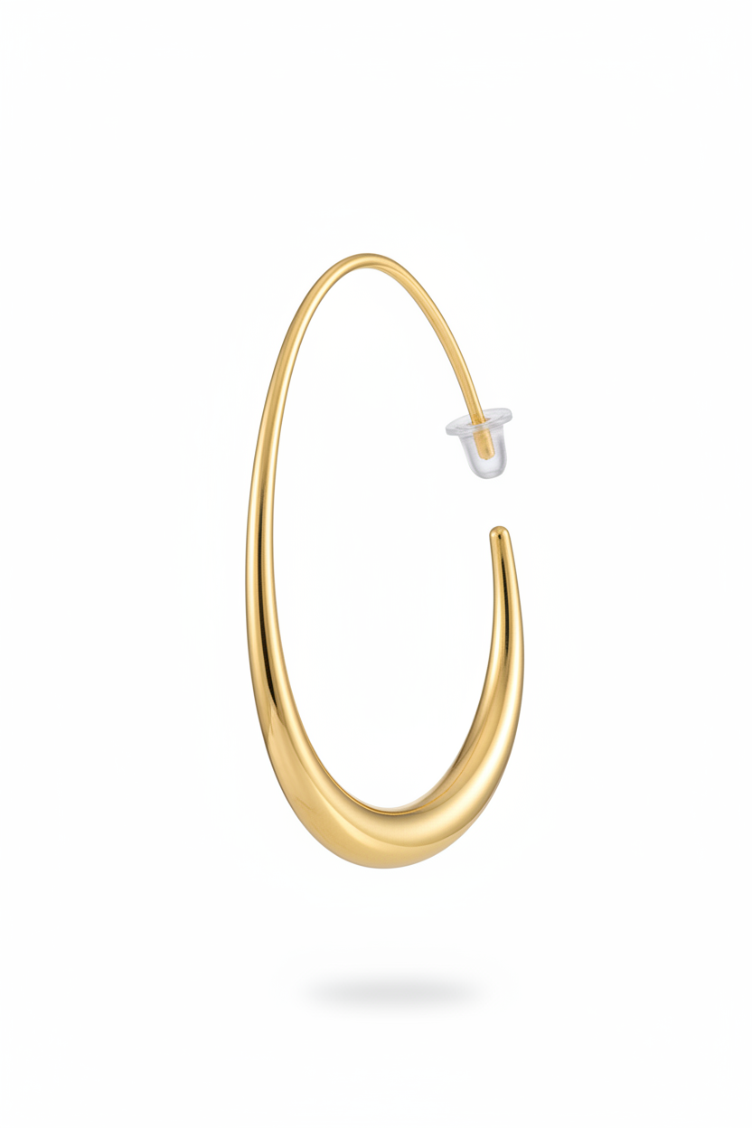 Ovale goccia oro - frontale