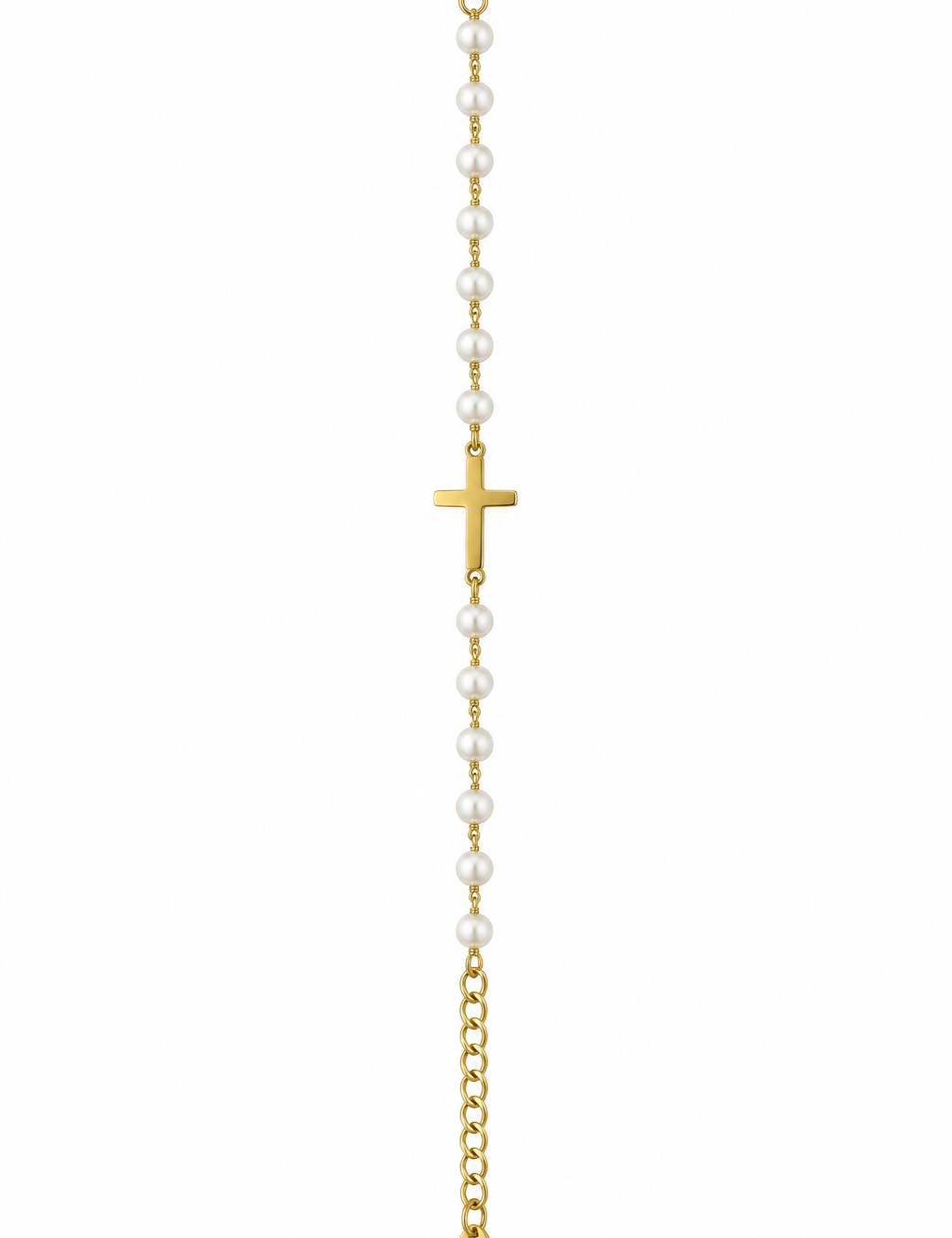 Pearl Cross Bracelet - Fedele alla foto