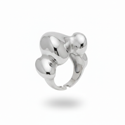 Scultura organica argento