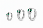 Serpente huggie argento – tutte e tre argento