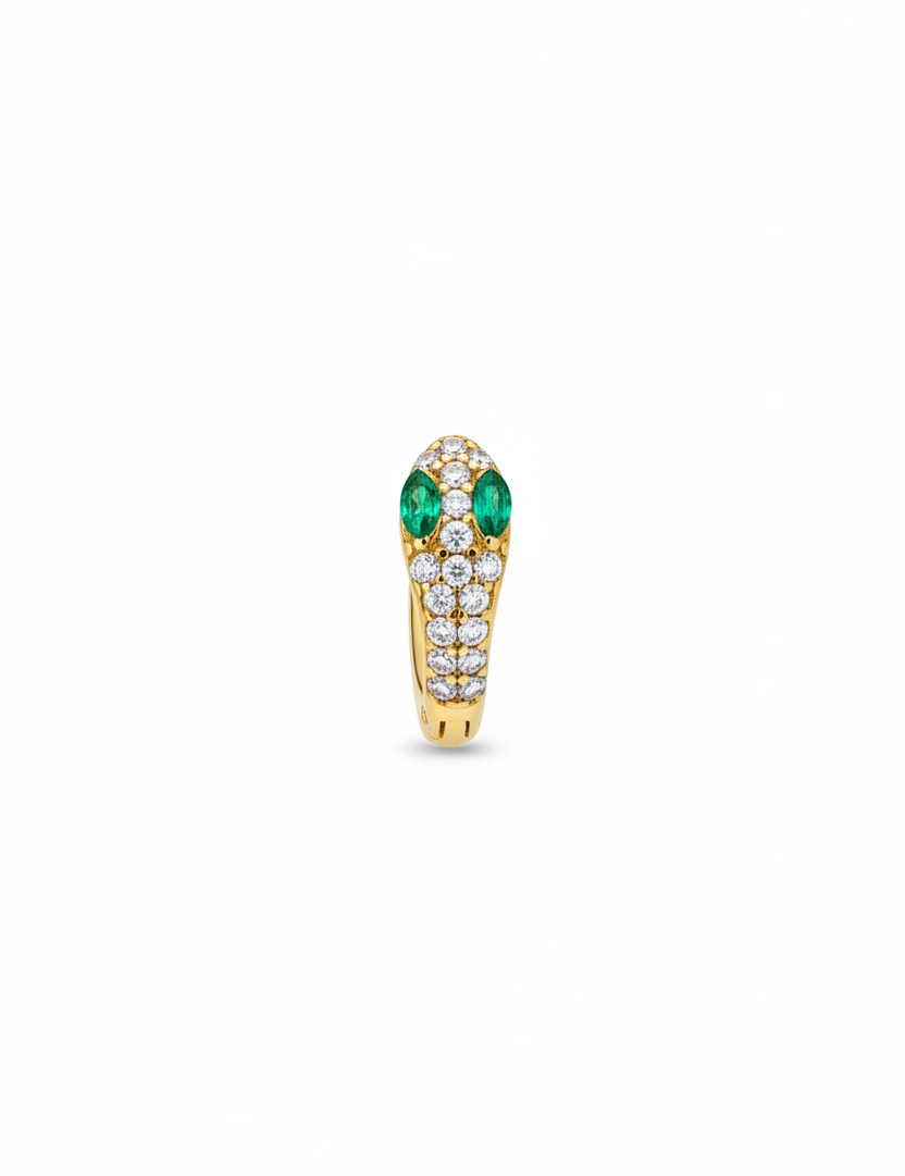Serpente huggie oro – singolo medio