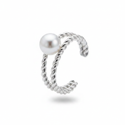 Twisted perla argento