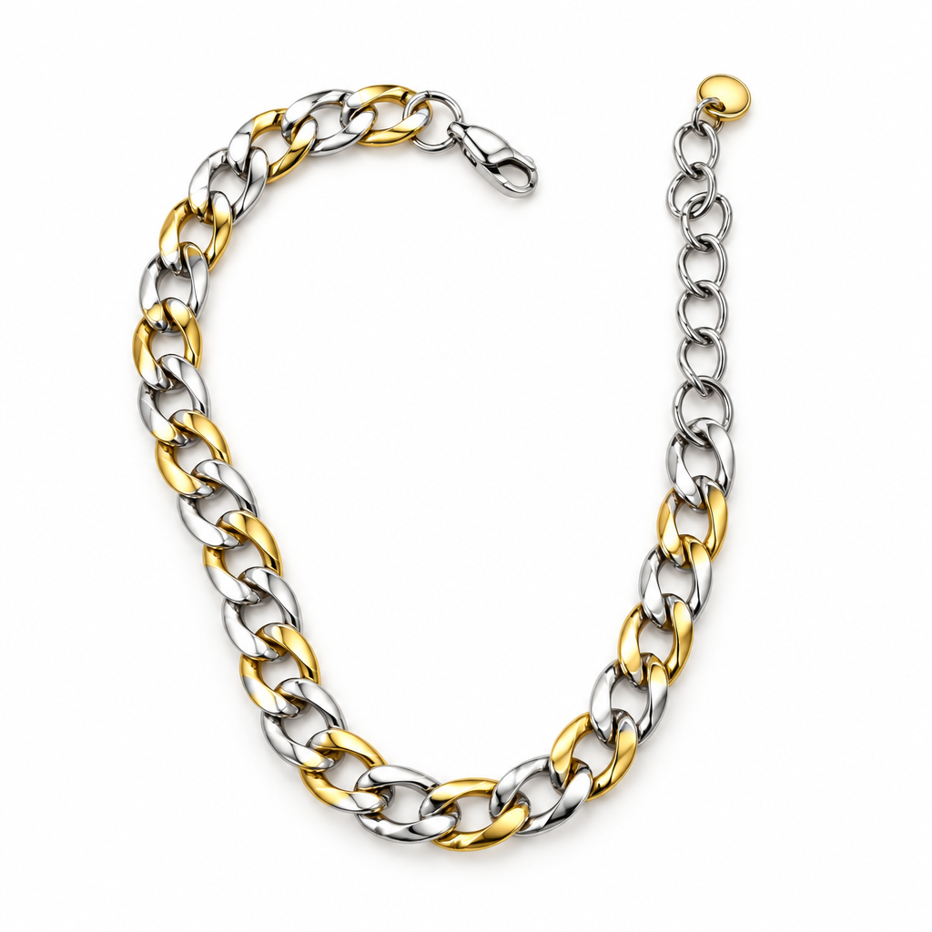 Two-tone Curb Chain